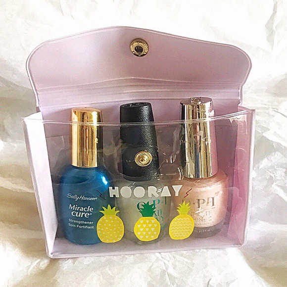 ✨5 for 30✨Lavender Pineapple Button Pouch 🍍 - Picture 4 of 6